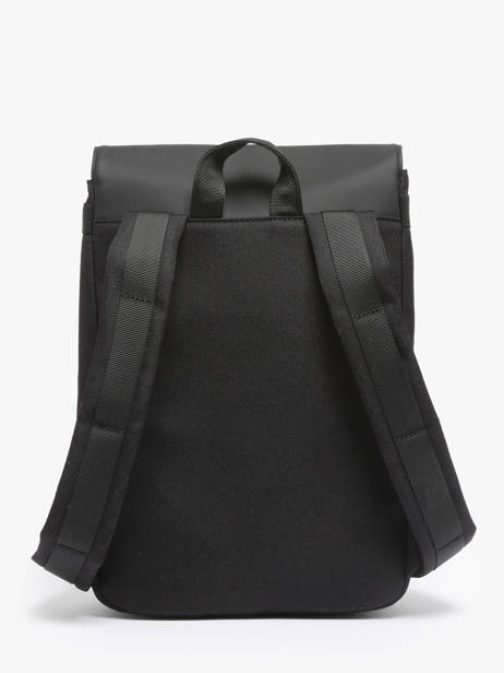 Rugzak 1 Compartiment Kapten and son Zwart backpack S ander zicht 2