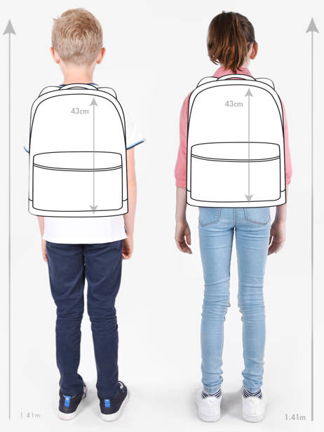 Rugzak Class Room 2 Compartimenten Kipling back to school KI7090 ander zicht 1