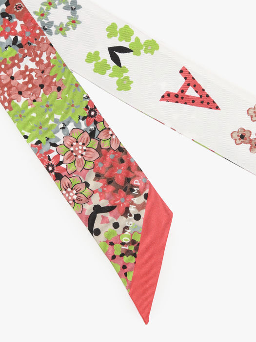 Longchamp Soie unie Foulard Oranje