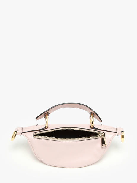 Cross Body Tas Xs Origami Leder Lancel Roze origami A12526 ander zicht 3