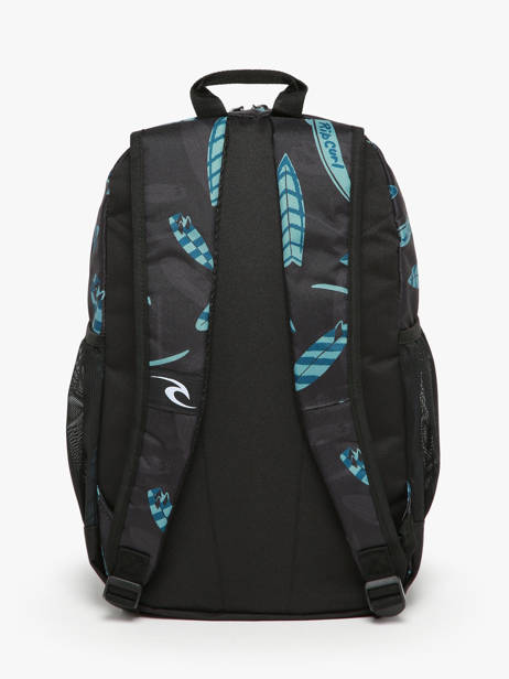 Rugzak 2 Compartimenten Rip curl Zwart bts 14QMBA ander zicht 3