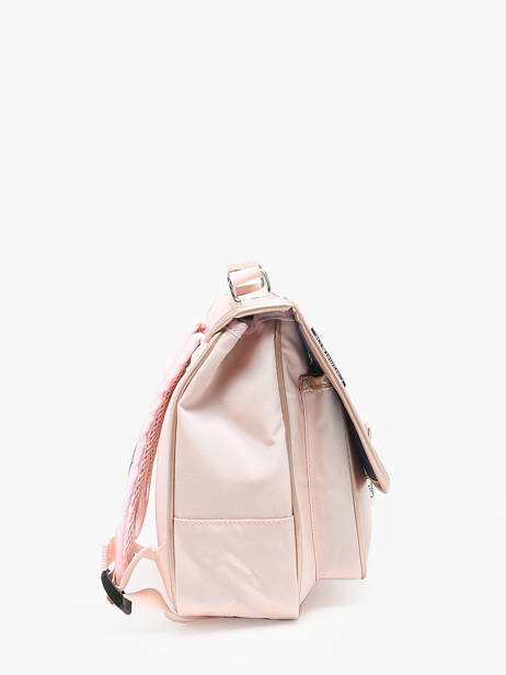 Boekentas 1 Compartiment Caramel et cie Roze boheme FI ander zicht 2