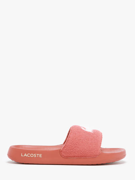 Slippers Lacoste Oranje women 7CFA0017 ander zicht 1