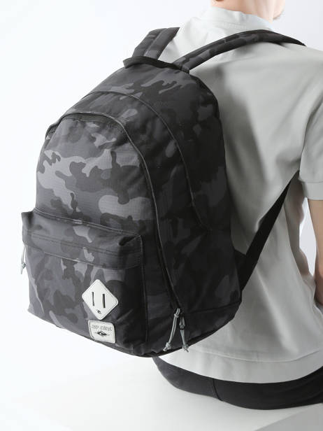 Rugzak 2 Compartimenten Rip curl Zwart camo 150MBA ander zicht 1
