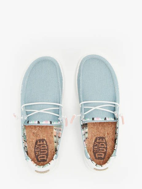 Mocassins Hey dude Blauw women 40054 ander zicht 3