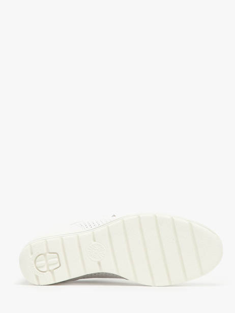 Sneakers Met Sleehak Uit Leder Mephisto Wit women P5144311 ander zicht 4