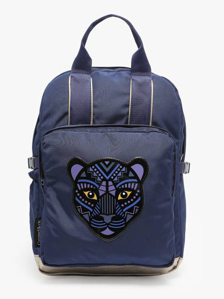 Rugzak 1 Compartiment Caramel et cie Blauw boheme FI