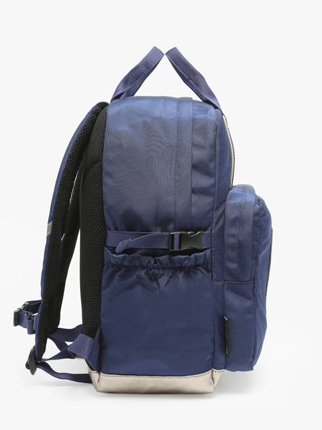 Rugzak 1 Compartiment Caramel et cie Blauw boheme FI ander zicht 2