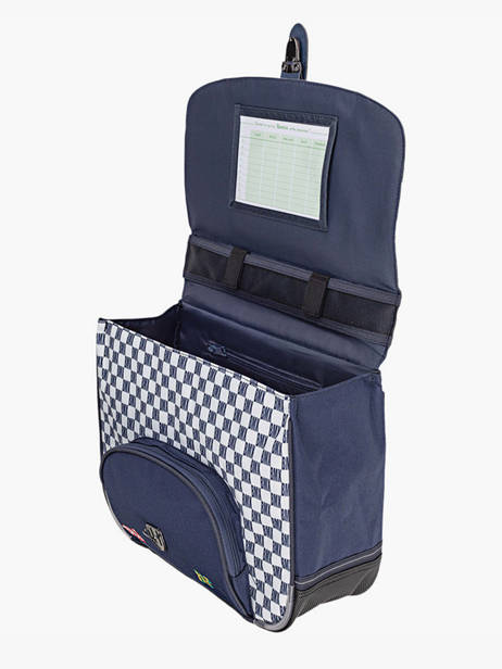 Boekentas 1 Compartiment Tann's Blauw les fantaisies g 35252 ander zicht 2