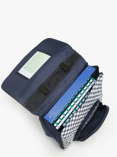 Boekentas 1 Compartiment Tann's Blauw les fantaisies g 35252 ander zicht 3