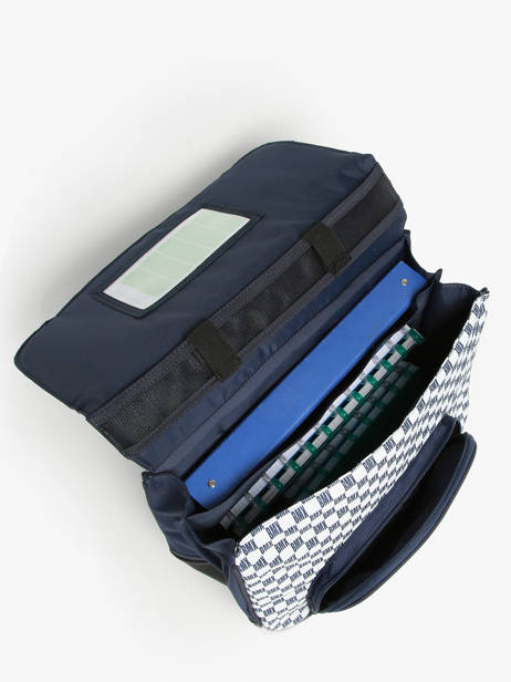 Boekentas Op Wieltjes 2 Compartimenten Tann's Blauw les fantaisies g 42252 ander zicht 2