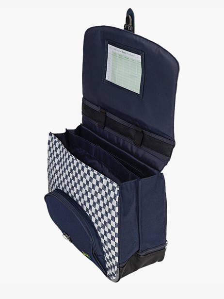 Boekentas 2 Compartimenten Tann's Blauw les fantaisies g 38252 ander zicht 2