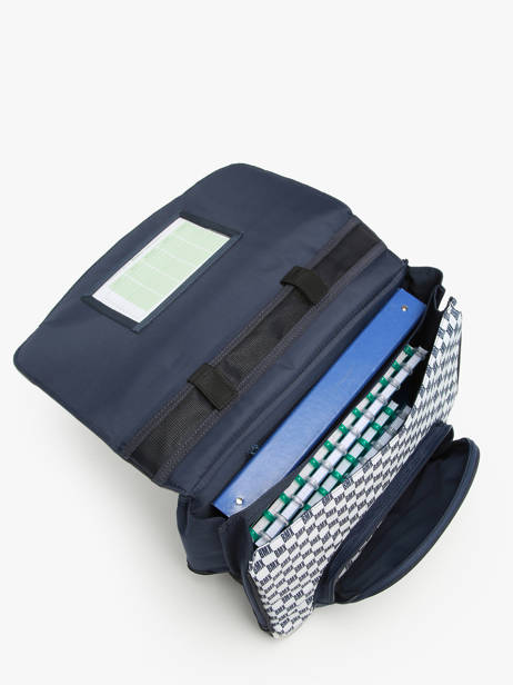 Boekentas 2 Compartimenten Tann's Blauw les fantaisies g 38252 ander zicht 3