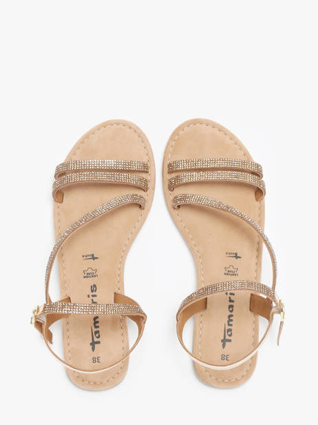 Sandalen Uit Leder Tamaris Goud women 42 ander zicht 3