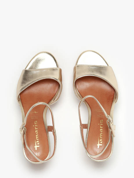 Sandalen Uit Leder Tamaris Goud women 42 ander zicht 4