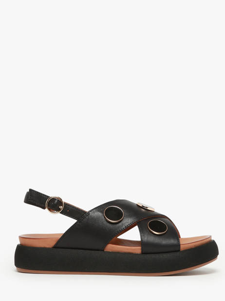 Sandalen Uit Leder Inuovo Zwart women A96010
