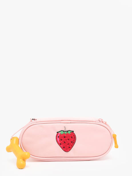Pennenzak Oak 1 Compartiment Stones and bones Roze girls G