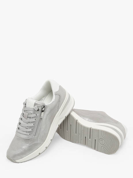 Sneakers Uit Leder Tamaris Zilver women 42 ander zicht 3