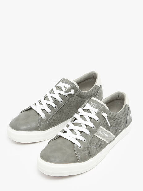 Sneakers Mustang Grijs men 308 ander zicht 1