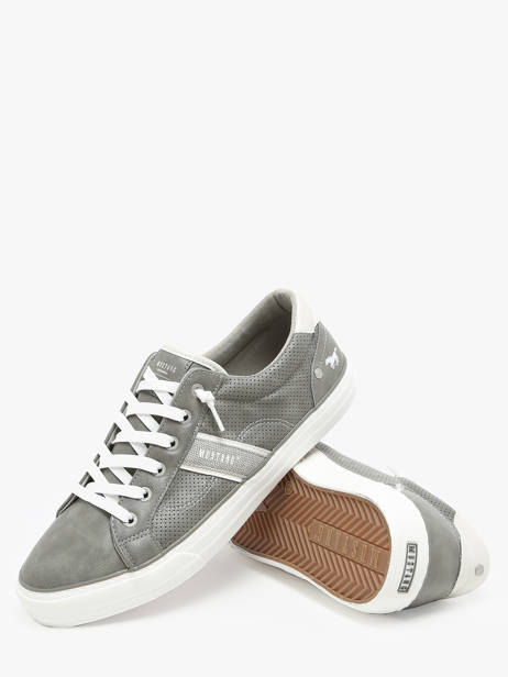 Sneakers Mustang Grijs men 308 ander zicht 2