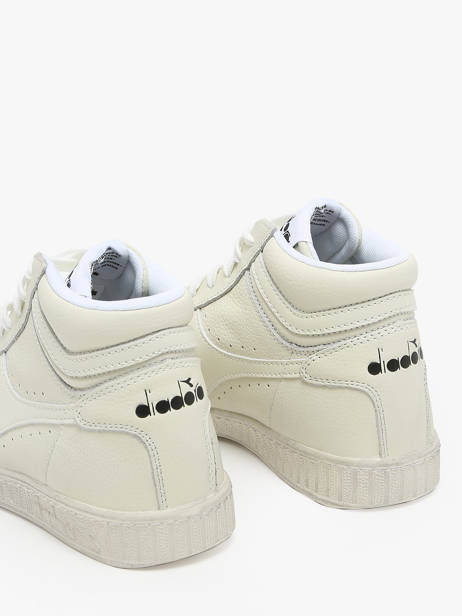 Sneakers Game L Hi Waxed Uit Leder Diadora Beige unisex 178300 ander zicht 3
