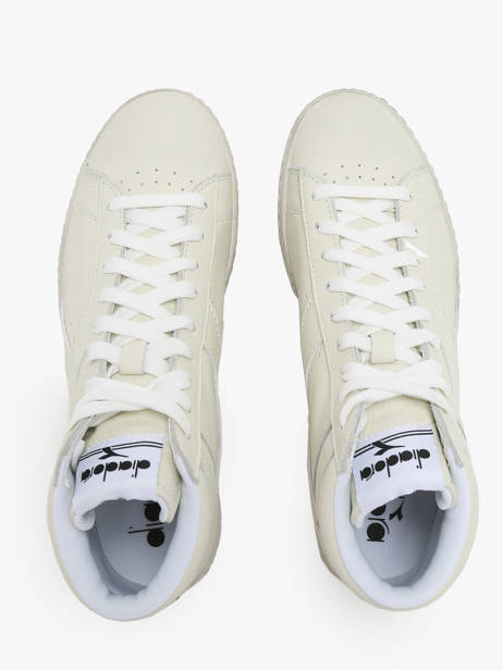 Sneakers Game L Hi Waxed Uit Leder Diadora Beige unisex 178300 ander zicht 5
