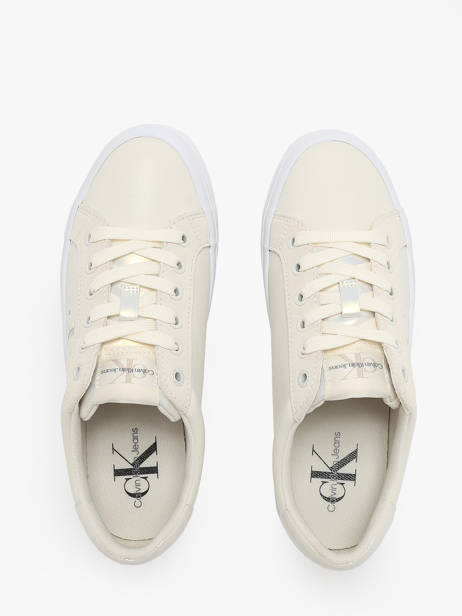 Sneakers Calvin klein jeans Beige women 14920GI ander zicht 5