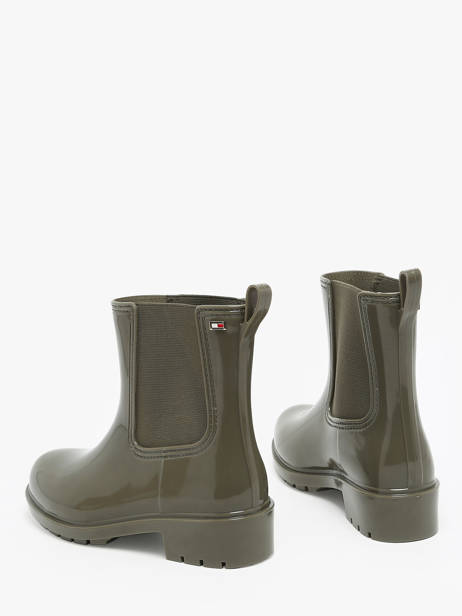 Regen Laarzen Tommy hilfiger Groen women 8213BDS ander zicht 3
