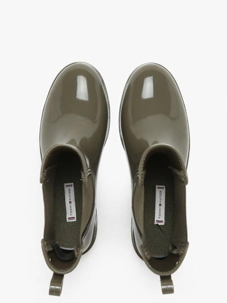 Regen Laarzen Tommy hilfiger Groen women 8213BDS ander zicht 5