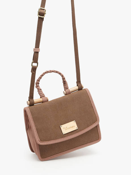 Cross Body Tas Laelia Woomen Bruin laelia WLAE02 ander zicht 2