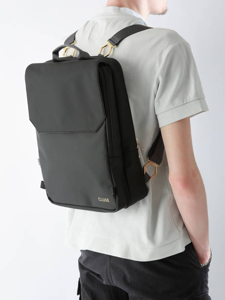 Rugzak Nuitée Cluse Zwart backpack CX035 ander zicht 1