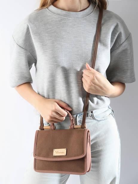 Cross Body Tas Laelia Woomen Bruin laelia WLAE02 ander zicht 1