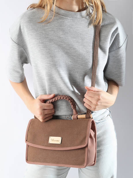 Cross Body Tas Laelia Woomen Bruin laelia WLAE03 ander zicht 1