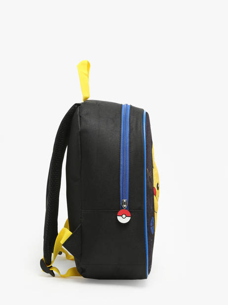 Rugzak 1 Compartiment Pokemon Zwart energie electrique 24EK201E ander zicht 2