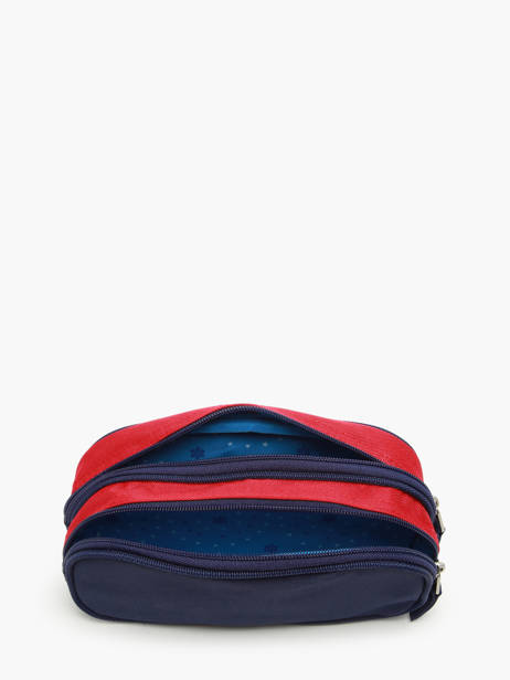 Pennenzak 2 Compartimenten Snowball Blauw frenchie 46211 ander zicht 1