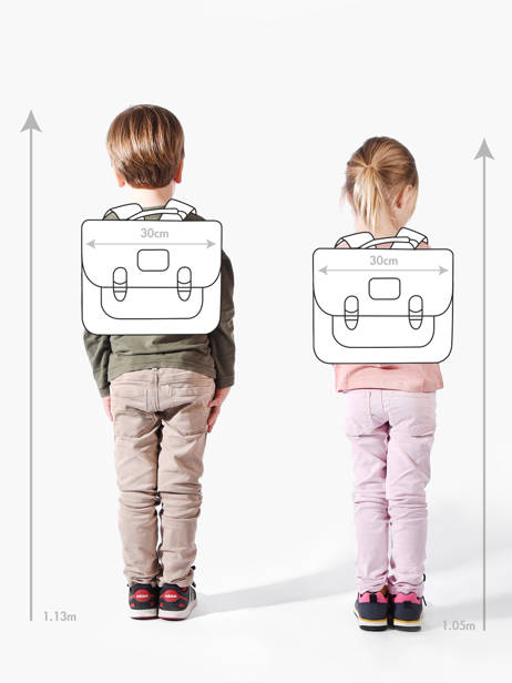 Boekentas 1 Compartiment Kipling Roze back to school KI7910 ander zicht 1