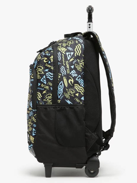 Rugzak Op Wieltjes 2 Compartimenten Rip curl Zwart bts 137MBA ander zicht 2