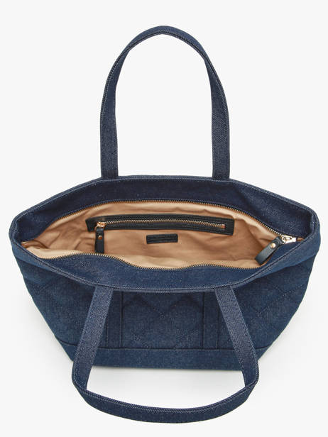 Handtas Cabas Katoen Vanessa bruno Blauw cabas 4V40378 ander zicht 3