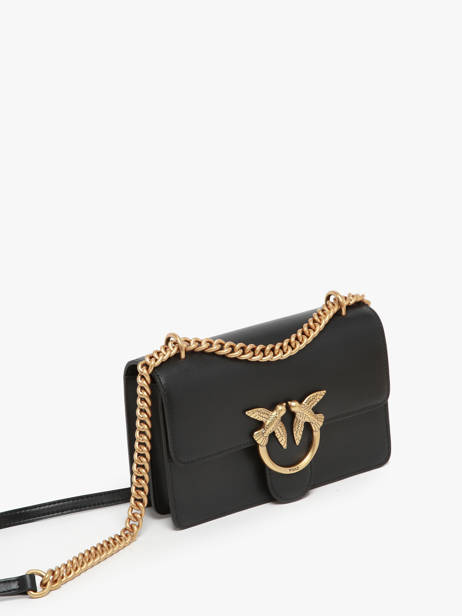 Cross Body Tas Love Bag Icon Leder Pinko Zwart love bag icon A0F1 ander zicht 2