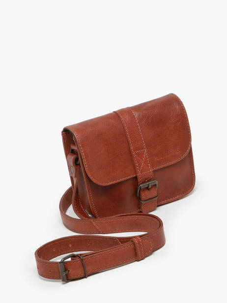 Cross Body Tas Vintage Leder Paul marius Bruin vintage ESSENTIE ander zicht 2