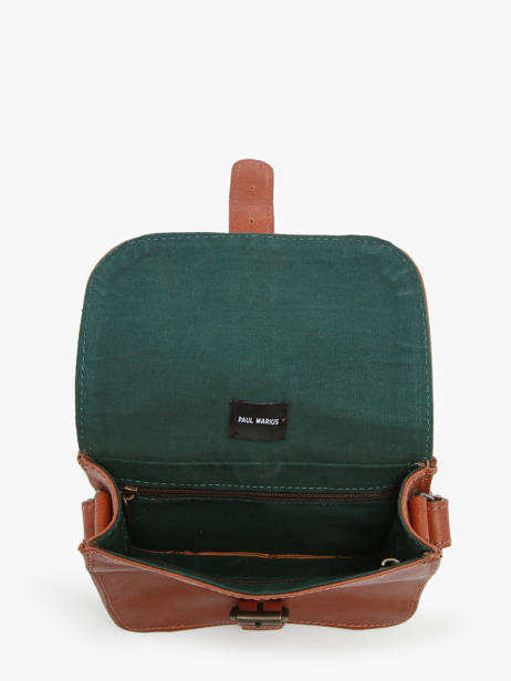 Cross Body Tas Vintage Leder Paul marius Bruin vintage ESSENTIE ander zicht 3