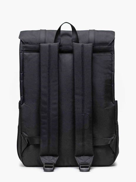 Rugzak 1 Compartiment Herschel Zwart classics 11404 ander zicht 3