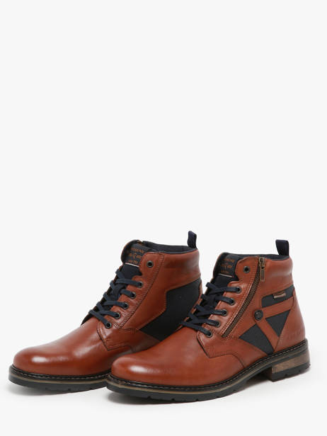 Boots Eternel Uit Leder Redskins Bruin men ETERNEL ander zicht 1