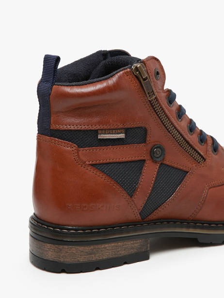 Boots Eternel Uit Leder Redskins Bruin men ETERNEL ander zicht 2
