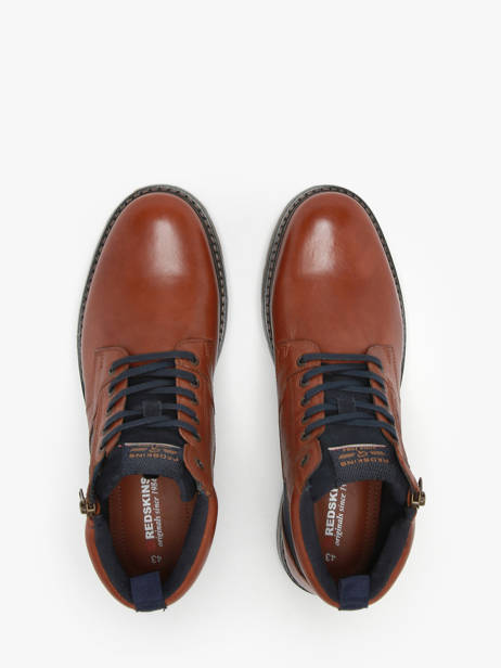 Boots Eternel Uit Leder Redskins Bruin men ETERNEL ander zicht 3