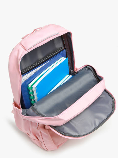 Rugzak 2 Compartimenten Miniprix Roze backpack 6235 ander zicht 3