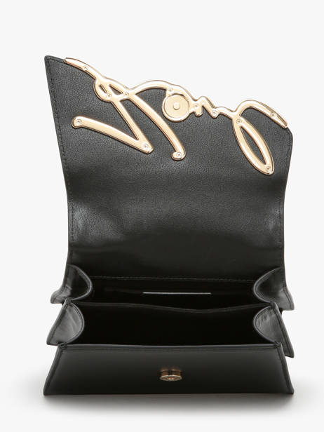 Cross Body Tas K Signature Leder Karl lagerfeld Zwart k signature 240W3004 ander zicht 3