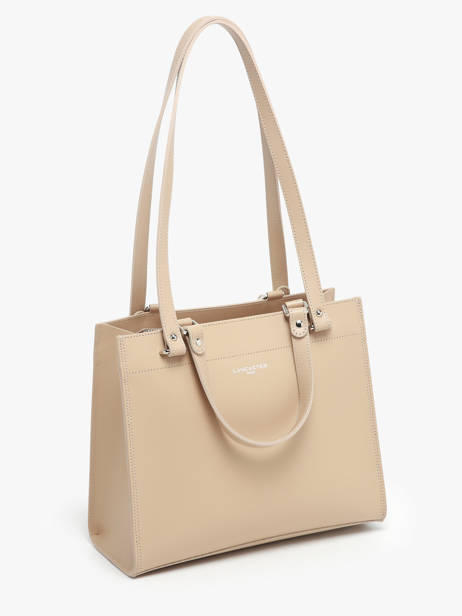 Schoudertas Sierra Lancaster Beige sierra 2 ander zicht 2
