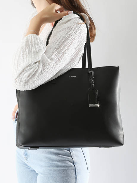 Schoudertas Must Gerecycleerd Polyester Calvin klein jeans Zwart must K612347 ander zicht 1