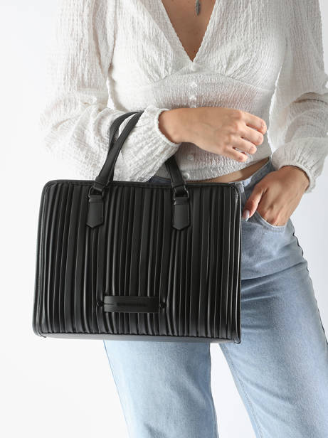 Handtas K Kushion Polyurethaan Karl lagerfeld Zwart k kushion 245W3085 ander zicht 1